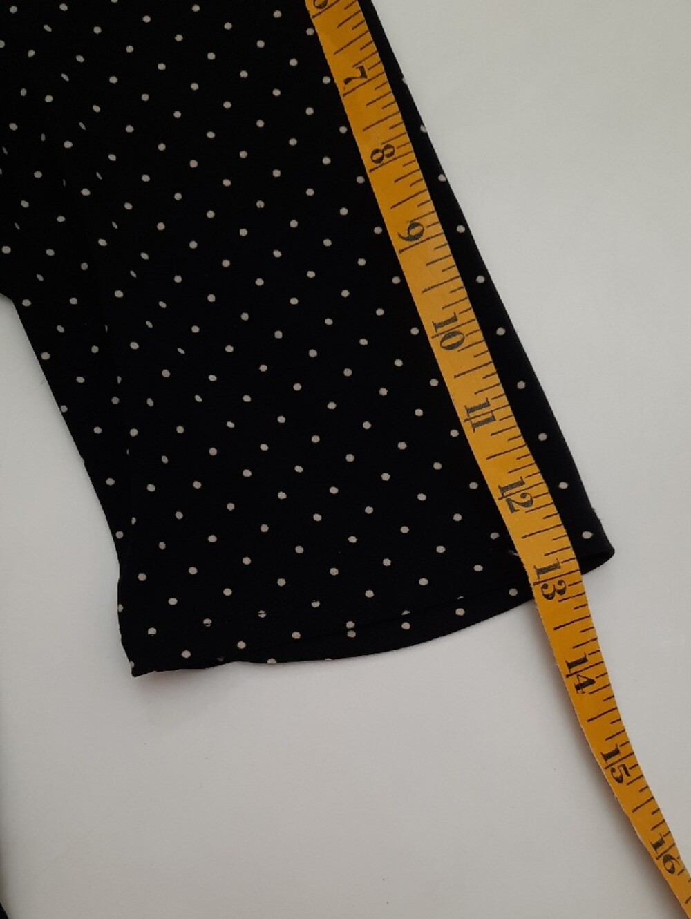 Jones New York Black Dress with White Polka Dots - Size 12 - Picture 8 of 10